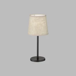FH Lighting Bordlamper > Eve bordlampe, hørskærm, sort/sand