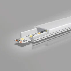 EVN Led Strips > APFLAT1 alu-profil 200 cm U-profil, flad