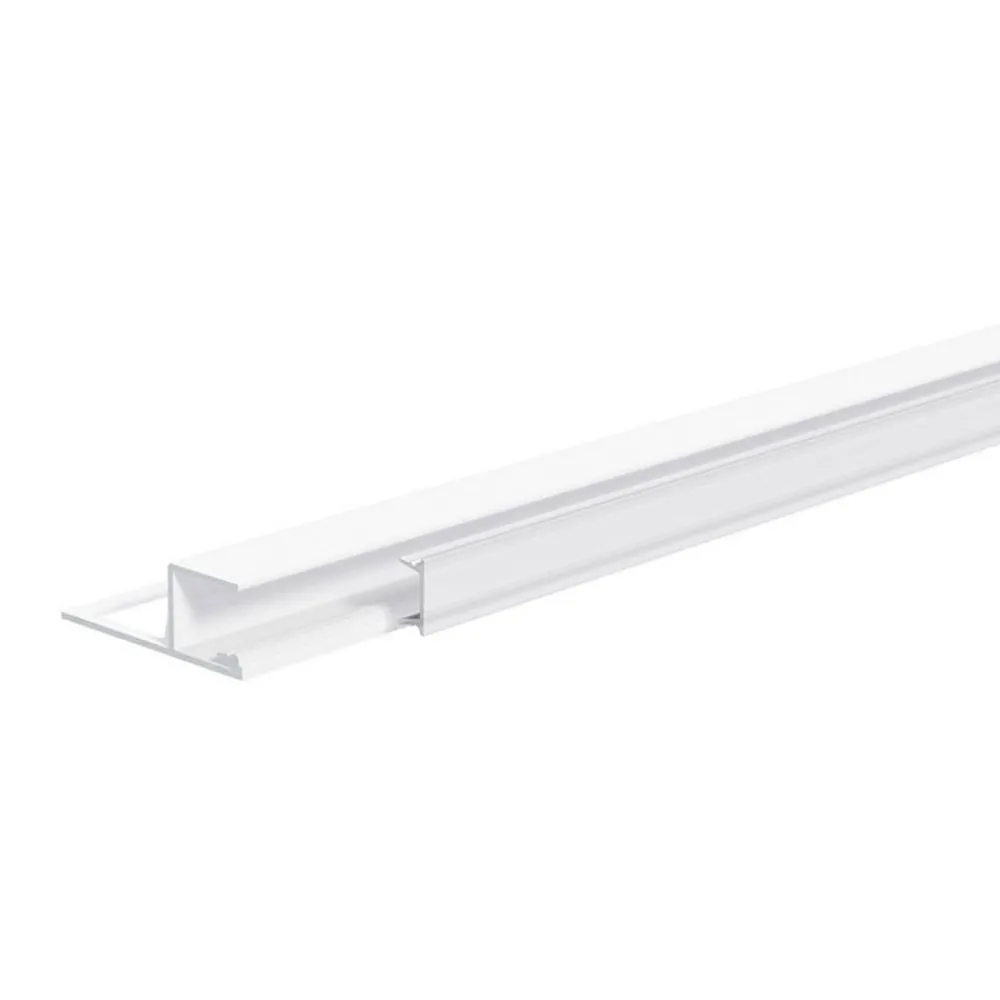 EVN Led Strips > APFL5 fliseprofil i siden 200 cm x 3,3 cm hvid