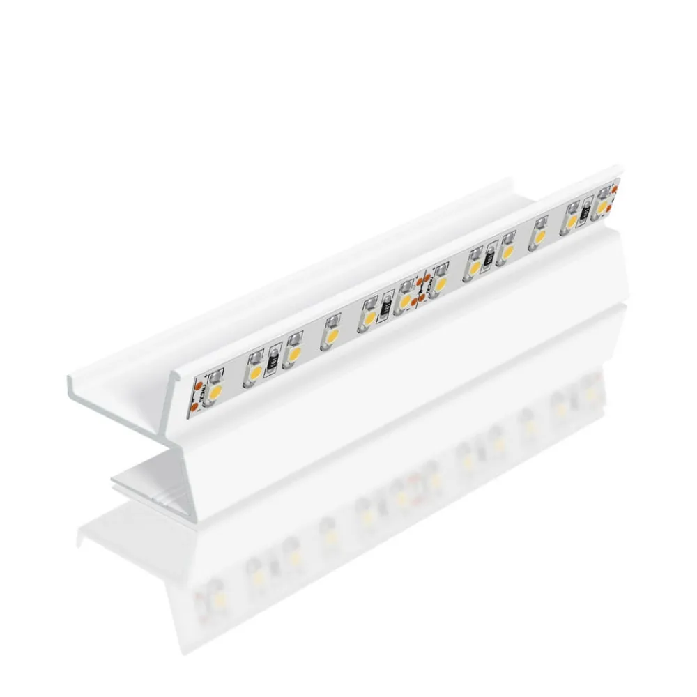 EVN Led Strips > APTBU alu-profil, vægrettet, 100 cm, hvid