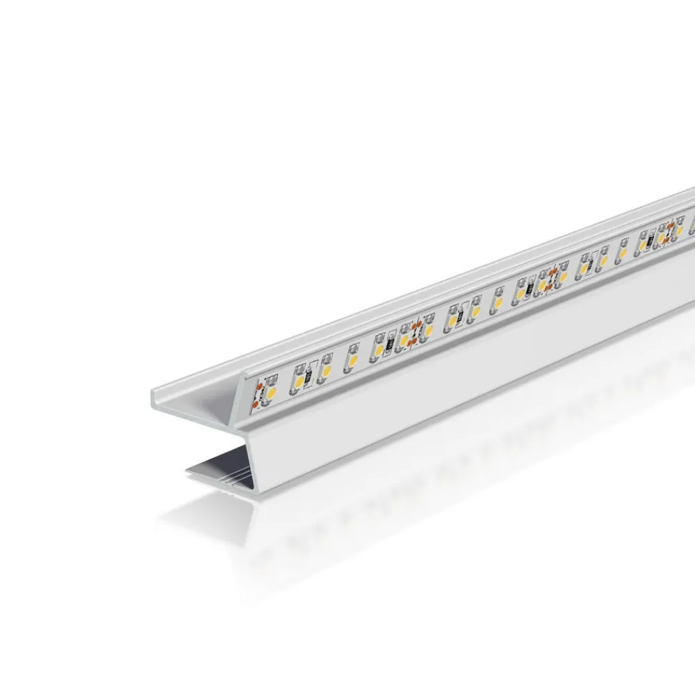 EVN Led Strips > APTBU alu-profil, vægrettet, 100 cm, alu