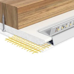 EVN Led Strips > APTBU alu-profil, vægrettet, 200 cm, alu
