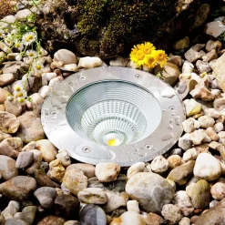 Nedgravet Udebelysning|Udendørs Spot ^ EVN Erizo LED indbygningsgulvlampe Ø 22cm 24W