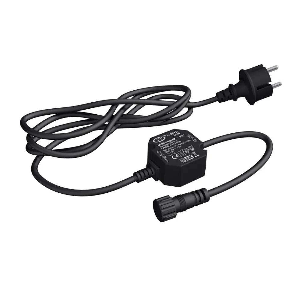 EVN Driver Konstant Spænding > K12012-1A44 LED-strømf., 12V/DC 0,1-12W IP44