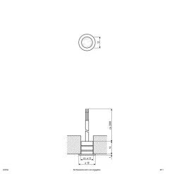 Loftlamper|Indbygningsspots ^ EVN LD2102 lampe 12 V IP68 Ø1,8cm 0,2 W 830