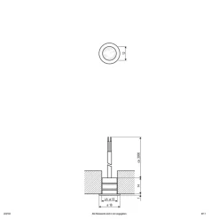 EVN Loftlamper|Indbygningsspots > LD2103 lampe 12 V IP68 Ø1,8cm 0,2 W blå