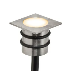 Loftlamper|Indbygningsspots ^ EVN LD4102 lampe 12V IP68 1,8x1,8cm 0,2 W 830