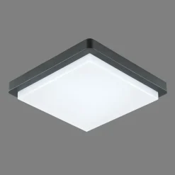 Udendørs Loftlamper ^ EVN LED udendørs loftlampe Tectum, 23x23 cm, antracit, 150°