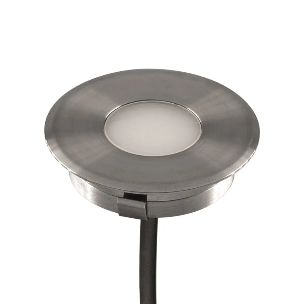 EVN Nedgravet Udebelysning > L67100640 Nedgravningslampe, Ø 4,5 cm, 4.000K