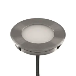 Nedgravet Udebelysning ^ EVN L67101002 Nedgravningslampe, Ø 6 cm, 3.000K