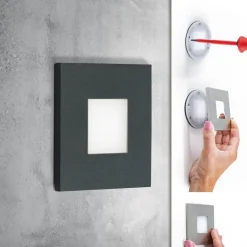 EVN Indbygningsspots > LQ230 LED-vægindbygningslampe direkte antracit