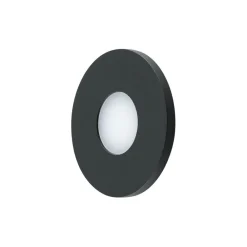 Indbygningsspots ^ EVN LR230 LED-vægindbygningslampe direkte antracit