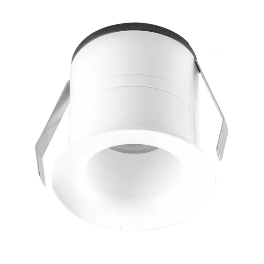 Loftlamper|Indbygningsspots ^ EVN Noblendo LED indbygget loftslampe hvid Ø 5,5 cm