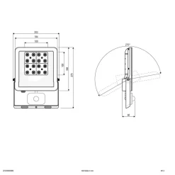 EVN Udendørs Spot > Panthera udendørs spot sensor IP44 30W 4.000K