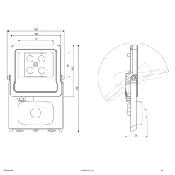 EVN Udendørs Spot > Panthera udendørs spot sensor IP44 10W 4.000K