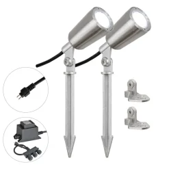 EVN Udendørs Spot > PC6806 LED-havespot, 12 V, 5.000K, sæt/2