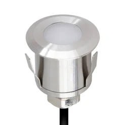 Nedgravet Udebelysning ^ EVN P6710 gulvspot, 12V/DC, rund, 6.000 K