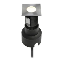 EVN Nedgravet Udebelysning > P6741502 LED nedgravn.spot 12V kantet 3.000 K