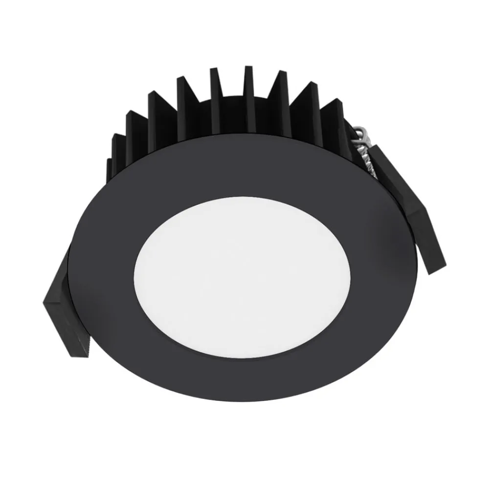Loftlamper|Indbygningsspots ^ EVN Solido68 LED indbygningsloftlampe 7W antracit