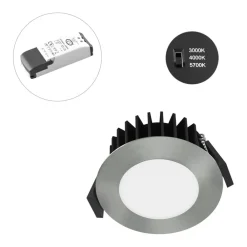 EVN Loftlamper > Solido68 LED-loftspot, indb., 7W, krom
