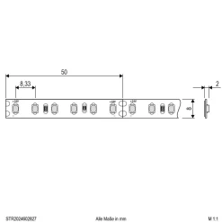 EVN Led Strips > STR2024 LED-stripe IP20 5 m 48 W 2.700 K