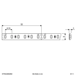 Led Strips ^ EVN STR5424 LED-stripe IP54 5 m 48 W 3.000 K