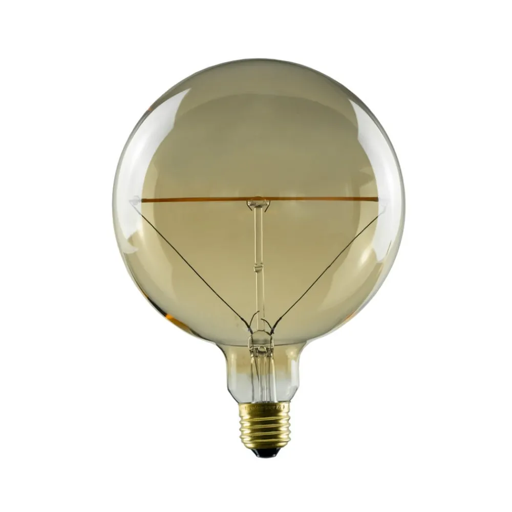 SEGULA Dæmpbar Led-Pære|Filament Pære > E27 5W globepære Ø15cm vintage guld 1,900K