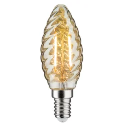 Paulmann Led Pærer > E14 2,6 W 2.500K LED-kertepære, guld