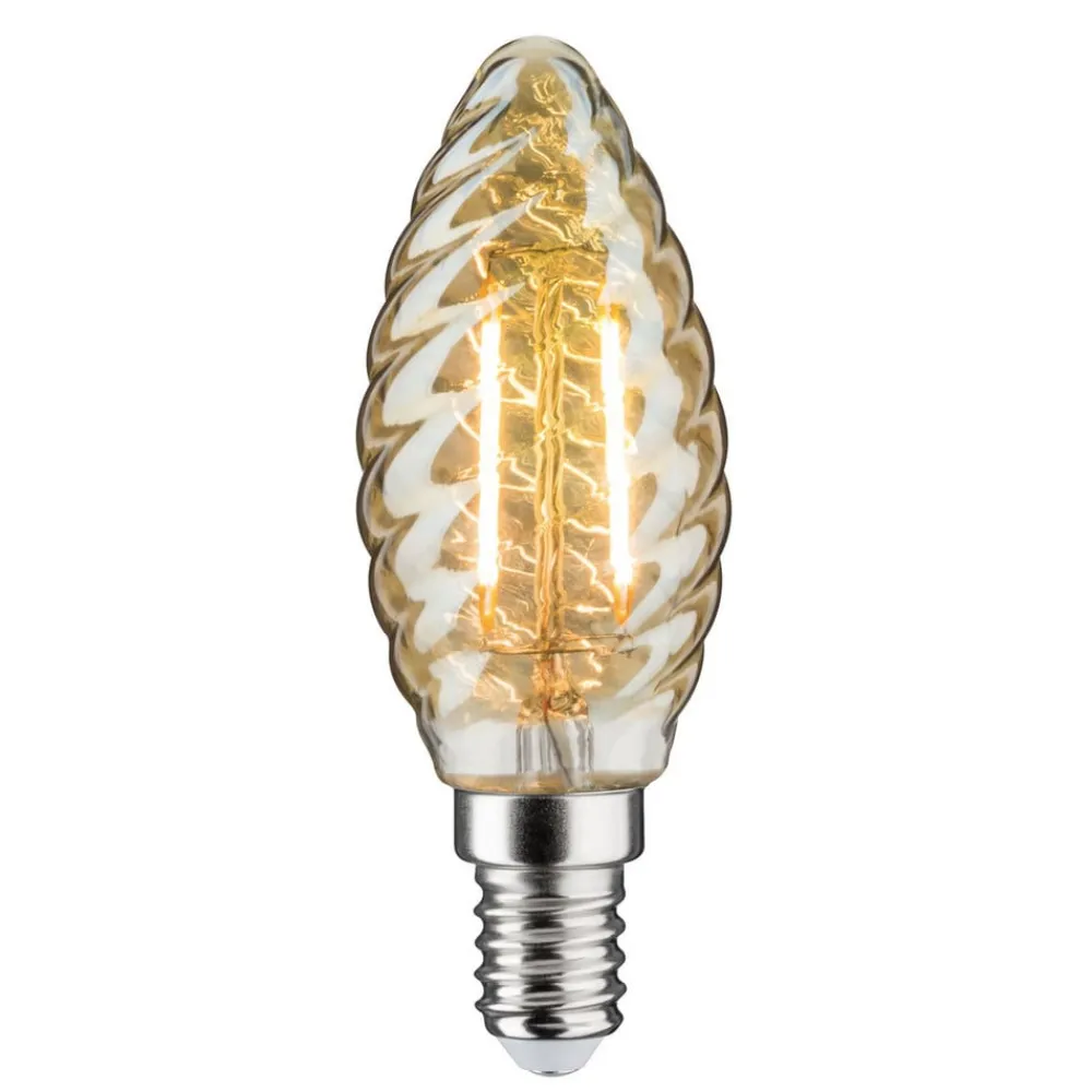 Paulmann Led Pærer > E14 2,6 W 2.500K LED-kertepære, guld