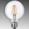 Sylvania Filament Pære|Led Pærer > E27 6W 827 LED globe G80 klar