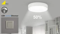 Trio Lighting Filament Pære > E27 8 W switch lysdæmper 2.700 K LED-filamentpære