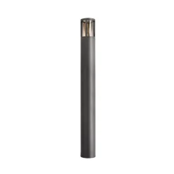 Deko-Light Gadebelysning > Facado II vejlampe, højde 100 cm, grå/røget, Ø 11 cm IP65