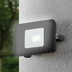 Udendørs Spot ^ EGLO Faedo 3 udendørs LED-spot, sort, 30 W