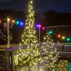 Fairybell Dekorationsbelysning|Julepynt > mast-juletræ 240 blinkende LED’er 200cm