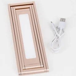 ORION Gang|Bordlamper > Falto LED genopladelig bordlampe, guldfarvet, aluminium, justerbar