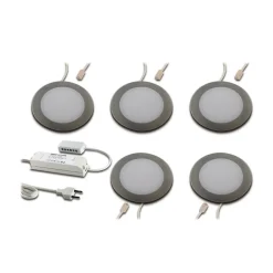 Hera Underskabsbelysning > FAR 58 integreret LED-møbellys, 5 stk, 3 W 3.000 K