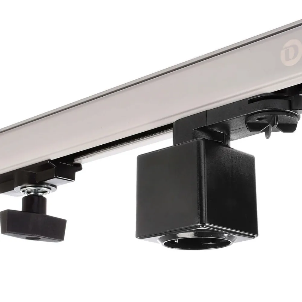 Skinnesystem ^ Deko-Light 3-fase skinne D Line stikadapter, sort, 1380 W