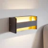 EGLO Væglamper|Væglamper > Feloniche LED-væglampe, sort, guld