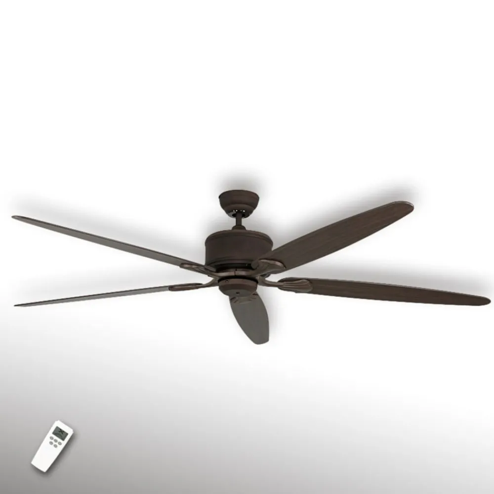 CasaFan Loftventilatorer > Femfløjet loftventilator Eco Elements brun