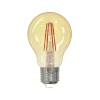 Filament Pære|Led Pærer ^ Müller-Licht Filamentpære E27 4,5W 2.000K 400lm guldfarvet
