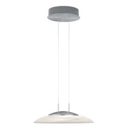 HELL Pendellamper|Pendellamper > Findus LED-pendellampe, mat nikkel/krom