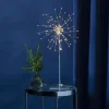STAR TRADING Dekorationsbelysning > Firework 3D LED-dekolampe, sølvgrå, højde 50 cm