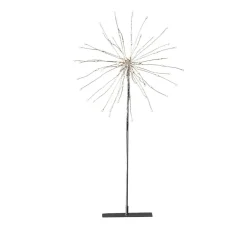 STAR TRADING Dekorationsbelysning > Firework 3D LED-dekolampe, sølvgrå, højde 50 cm