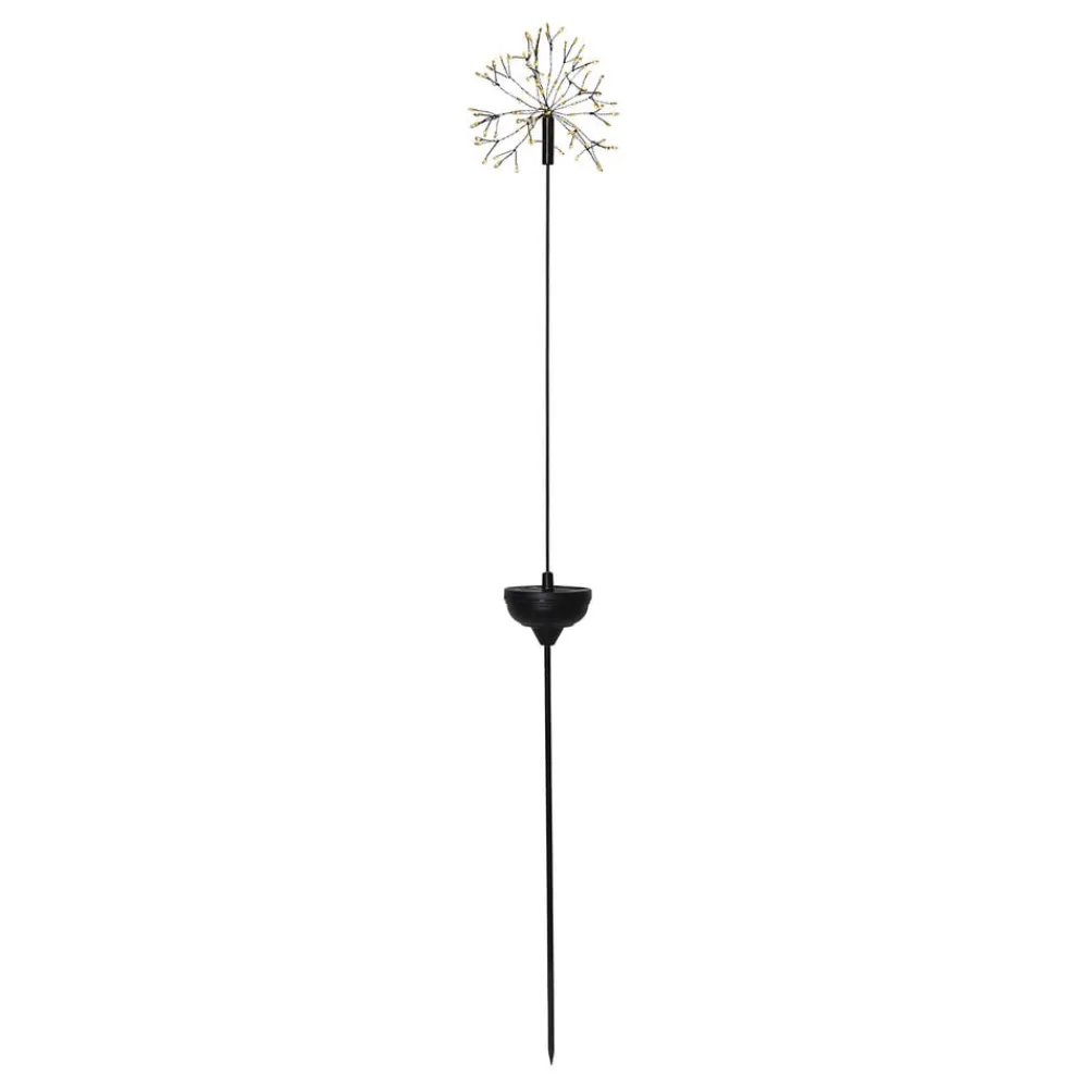 STAR TRADING Dekorationsbelysning|Solcellelamper > Firework LED-solcellelampe med jordspyd, 85 cm