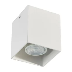 Loftlamper|Loftlamper ^ Arcchio Firkantet påbygnings downlight Carson i hvid