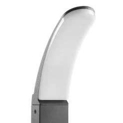 Gadebelysning ^ EGLO Fiumicino LED-gadelampe, buet form