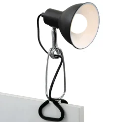 Briloner Bordlamper > Fix-klemmelampe, metalskærm, sort