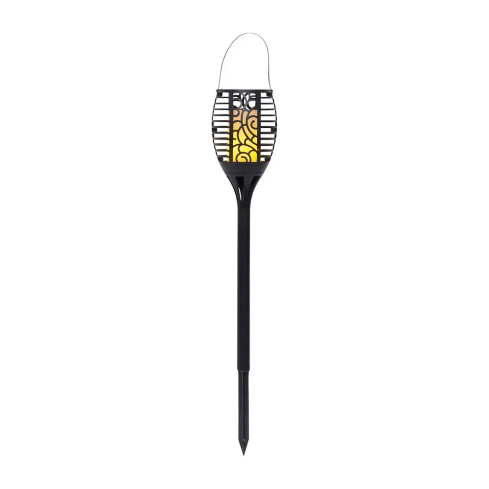 Dekorationsbelysning|Solcellelamper ^ STAR TRADING Flame LED-solcellelampe, tre anvendelsesmuligheder, 42 cm