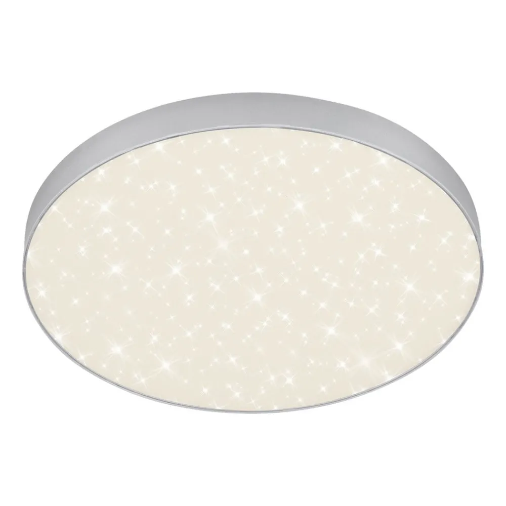 Briloner Arbejdsrum/Kontor > Flame Star LED-loftlampe, 840, Ø38,7 cm, sølv