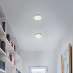 Briloner Loftlamper > Flame Star LED-loftslampe, Ø 15,7 cm, sølv